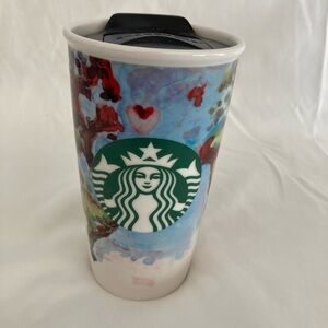 2015 Starbucks Limited edition travel mug. Artist:Shelby Kregel